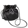 Сумка из натуральной кожи черного цвета из коровьей кожи Lucky Bag Portable Messenger Bag из натуральной кожи Wrinkled Cloud Женская сумка