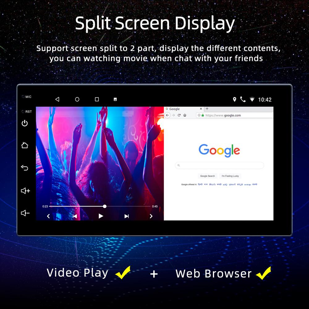 Reakosound 7 Inch 1 Din Android  Car Radio Autoradio GPS Navigation WIFI Car DVR Bluetooth FM Car MP5 Player Car Video Stereo USB Multimedia
