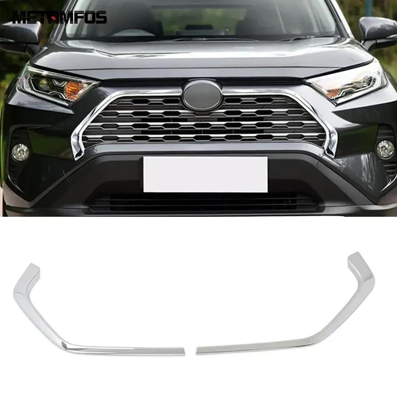 Для Toyota Rav4 Rav 4 Limited/LE/XLE/Hybrid -2024 2025 Хромированная сетка переднего бампера вокруг гоночной решетки отделка аксессуары