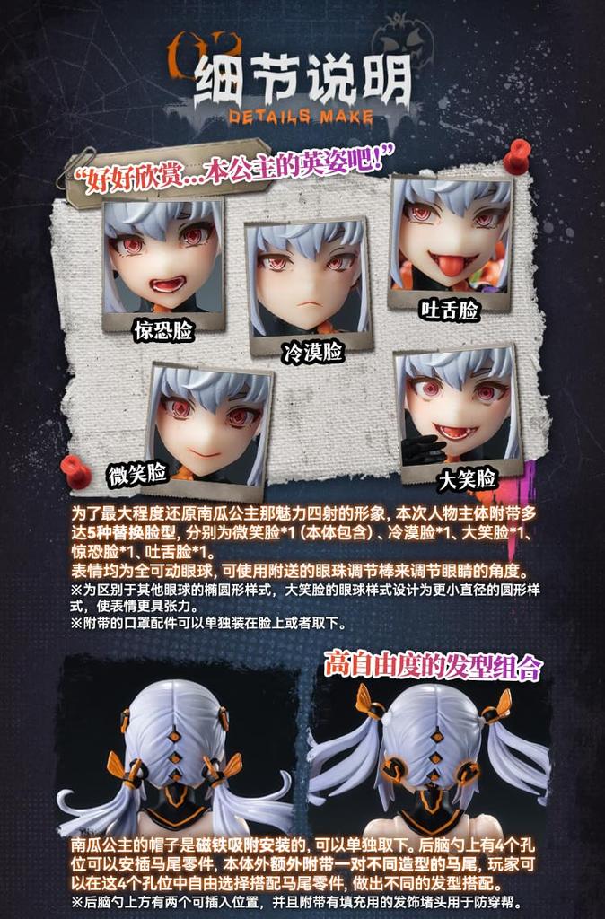 SNAIL SHELL Принцесса Тыква масштабная раскрашенная подвижная фигурка 1/12 ПВХ&АБС&ПОМ&магнит