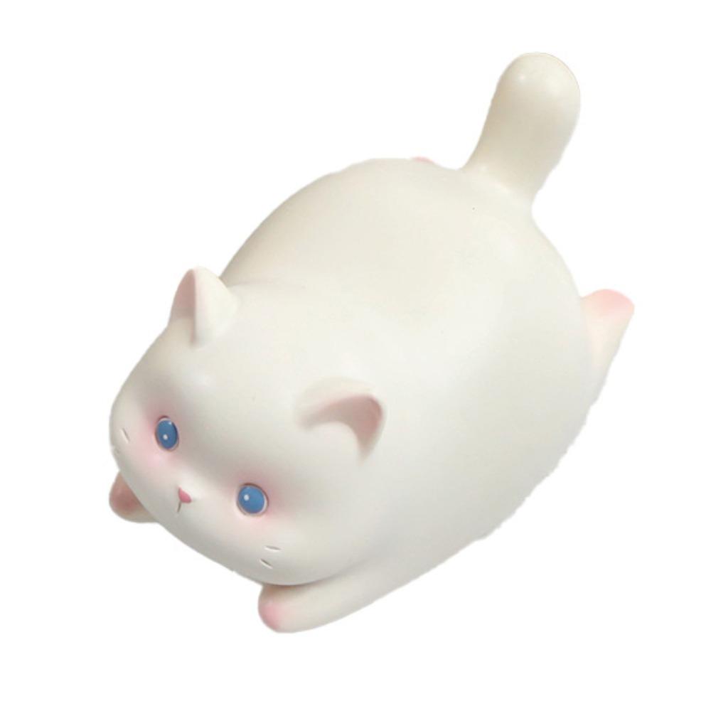 Shake Cat Swinging Doll Chubby Cat Car Decorations Desk Ornament Cat Resin Ornament Gifts