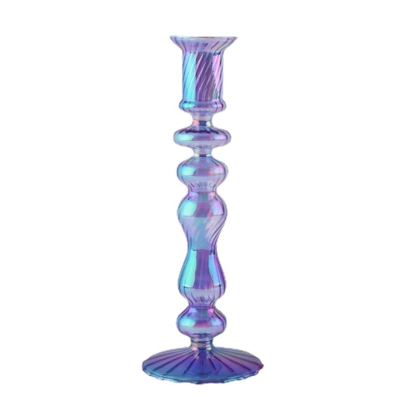 Подсвечники в стиле ретро Floriddle, конусные подсвечники, высокие подсвечники, украшение для вечеринки, стеклянная ваза, домашний декор, свадебное украшение