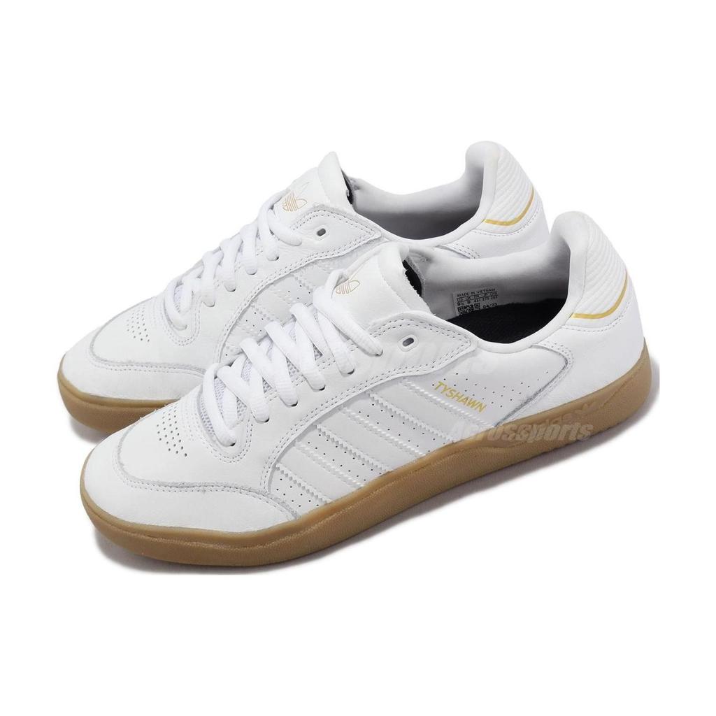 adidas Originals Tyshawn Термостойкие Низкие Скейтбордические Кроссовки Нескользящие Унисекс Белые IG5286