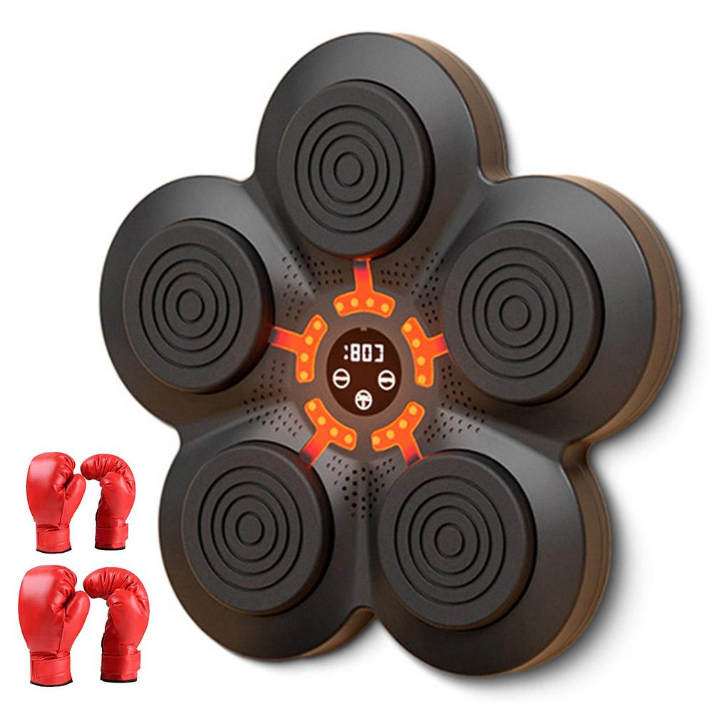 New Music Boxing Machine Boxing Training Punching Equipment BT Link Wall Mounted Boxing Wall Target for Kids Adults Exercise