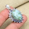 Charming Larimar Gemstone 925 Solid Sterling Silver Jewelry Pendant Gift For Women