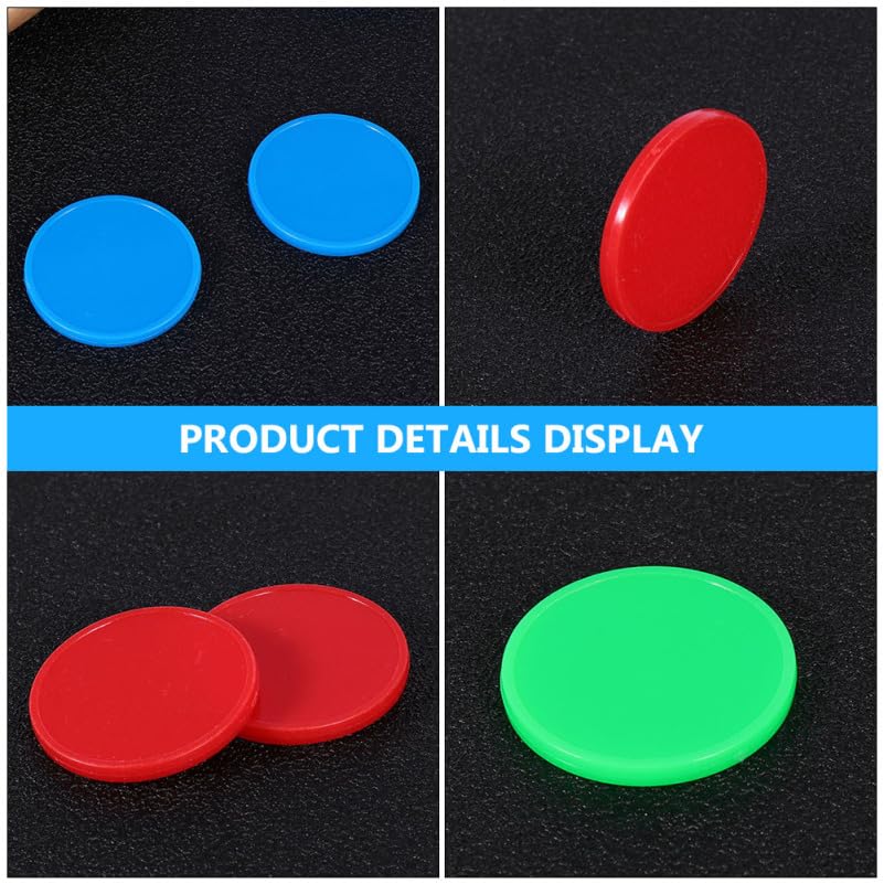 TOYANDONA Считальные фишки, Набор из 400 штук, 4 цвета, Пластиковые шарики, Обучение математике, Монеты, Фишки, Награды, Жетоны, Медали, Цифры, Счет,