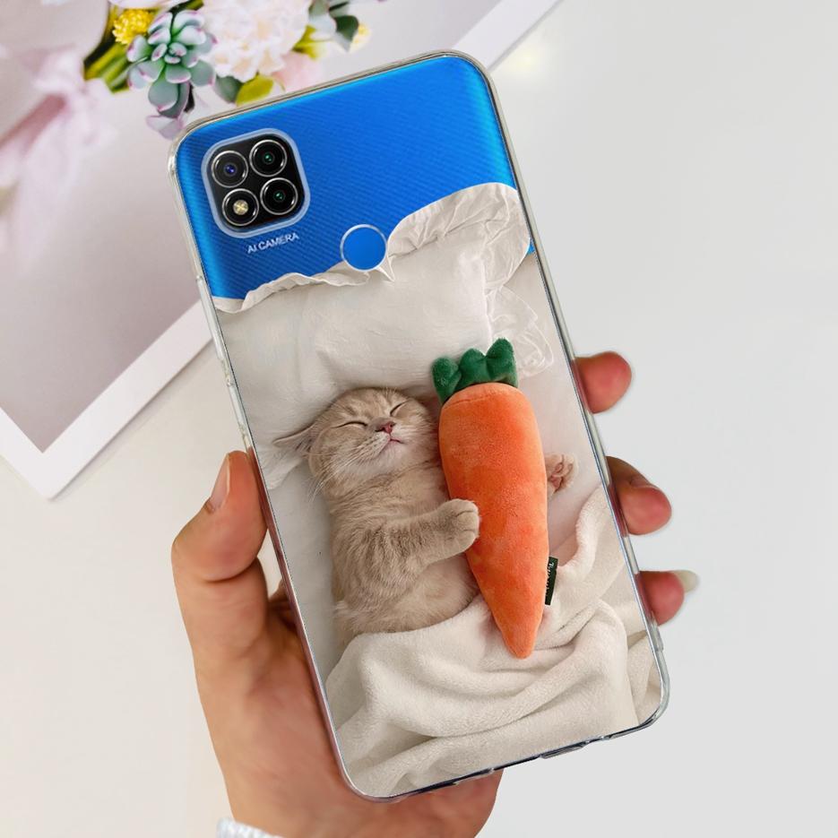 Чехол для Xiaomi Redmi 9C Милый Чехол с Рисунком Панды Астронавта Мягкий Силиконовый Чехол для Телефона Для Xiaomi Redmi 9C NFC Redmi9C Fundas Capa