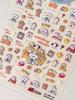 1Pcs 5D Nail Stickers Cartoon Jelly Mushroom Rabbit Nail Art Sticker Nail Decoration Slider Decal Adhesive Transfer Part