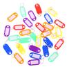 10Pcs Multicolor Keychain Key Id Label Tags Luggage Id Tags Hotel Number Card