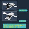 ZPOW Вешалка для юбок с вращающимся регулируемым соединением, 20 белых зажимов, для низа, брюк, штанов, пластиковая, крючок 360 градусов, размер, крючки, штук,