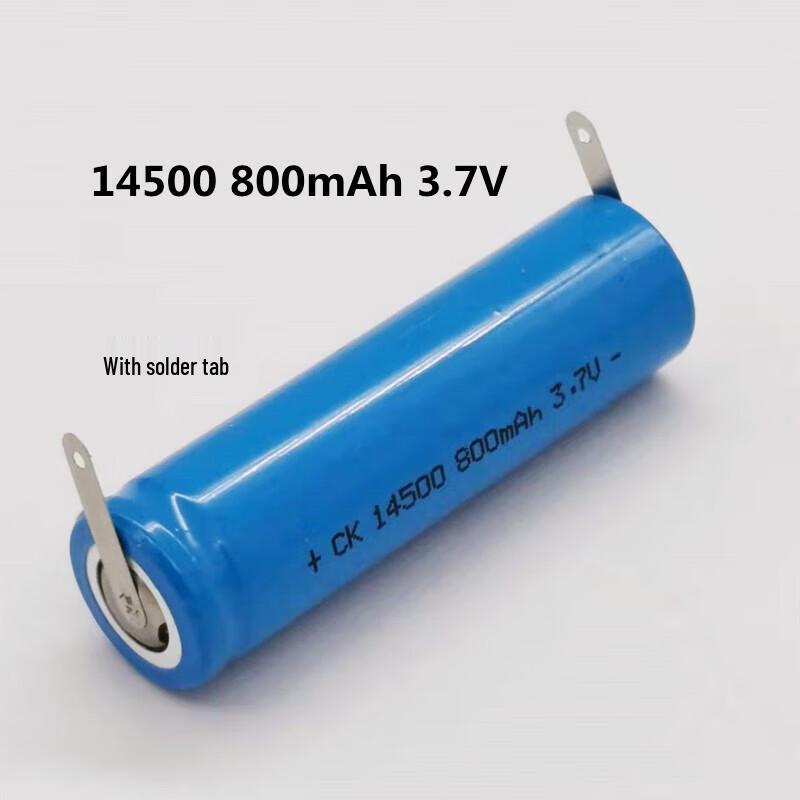 WeiYiYou 14500 3.7V Rechargeable Lithium Battery (3-Pack)