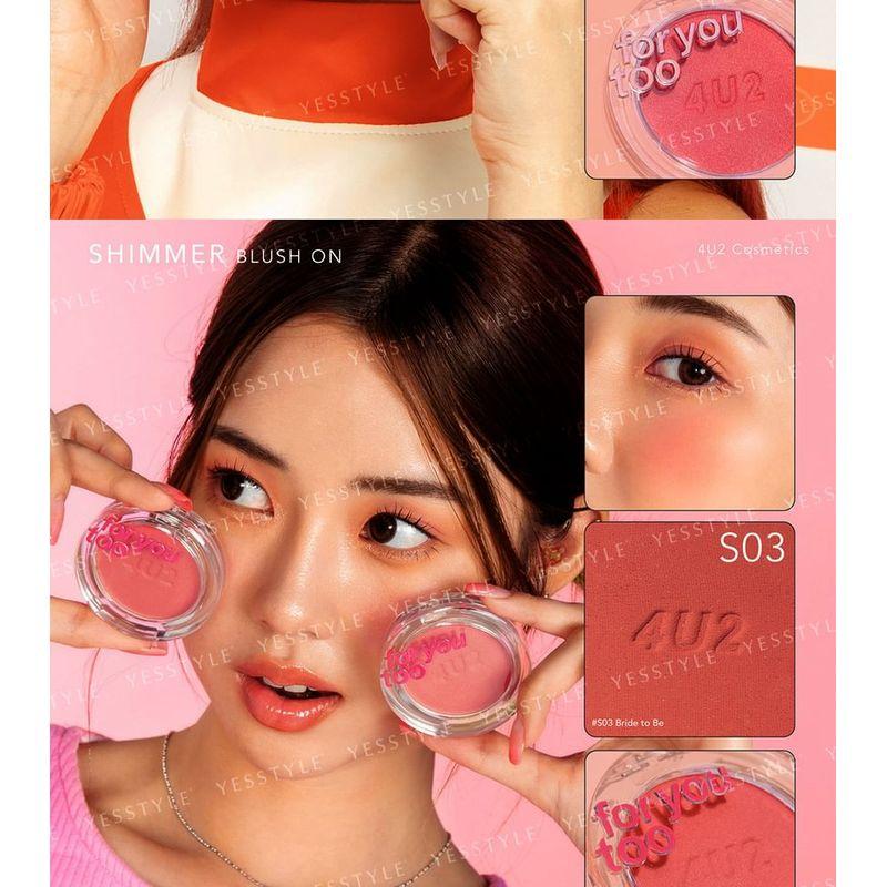 4U2 - For You Too Shimmer Blush