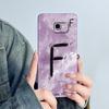 Funda For Samsung Galaxy J4 Plus 2018 J4+ J415 Soft Liquid Silicone Phone Case Smartphone Shell Fashion Initial Letter Cover