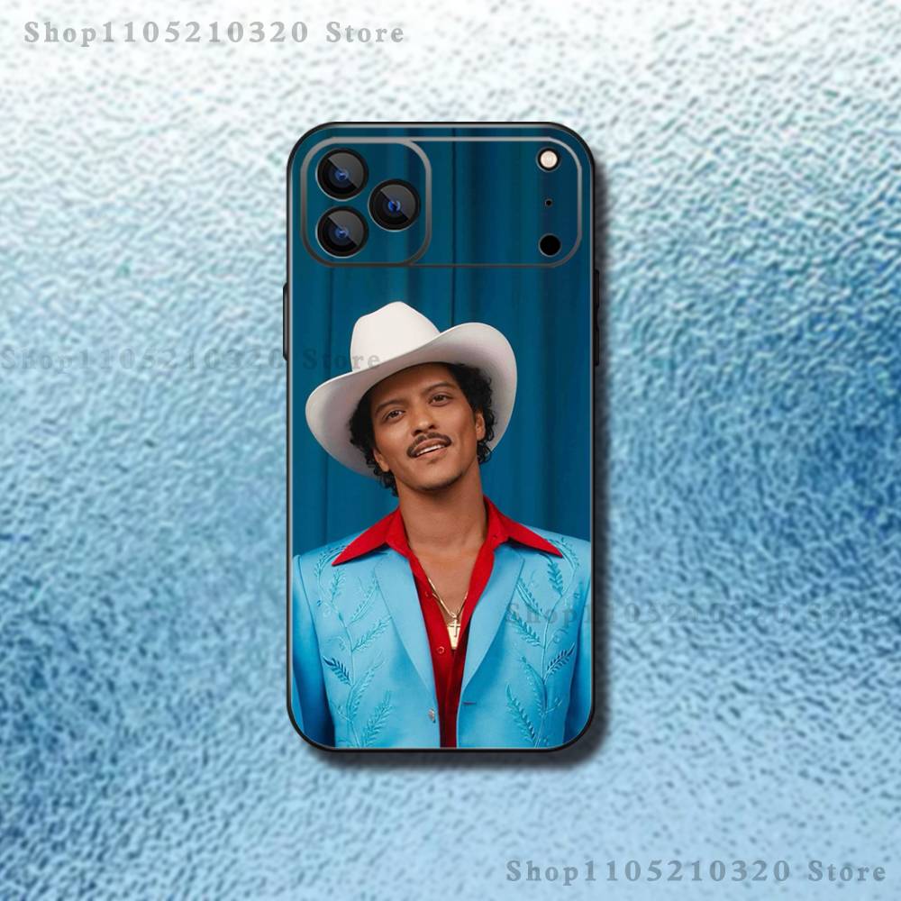 Чехол для телефона Singer B-Bruno M-Mars для iPhone 17,16,15,14,13,12,11,Pro,Max,Plus,E,Air,Mini Защитный чехол из ТПУ