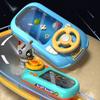 Kids Electric Steering Wheel Driving Toy Pretend Play Electronic Indoor Adventure Game Educational Toys for Girl Boys Children