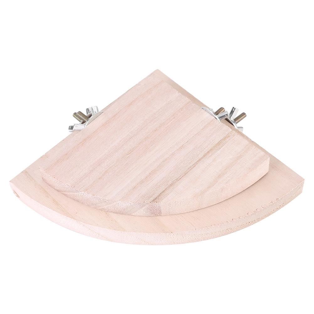 2 шт. Деревянные жердочки для птичьей клетки в форме веера, подставка-платформа, игрушка для домашнего хомяка, попугая, горячая