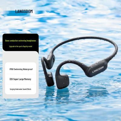 Спортивные наушники Lanston AirSwim Neo с костной проводимостью, открытого типа, IPX8