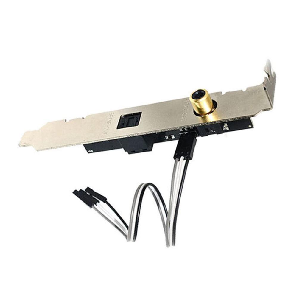 1 x SPDIF RCA выход дочерний SPDIF оптический и RCA выход пластина кабель кронштейн для ASUS Gigabyte MSI материнская плата аксессуары карта,