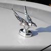 Car Front Hood Eagle Ornaments 3D Stereoscopic Spreading Wings Eagle Decoration Automatic Dashboard Modification Accessories
