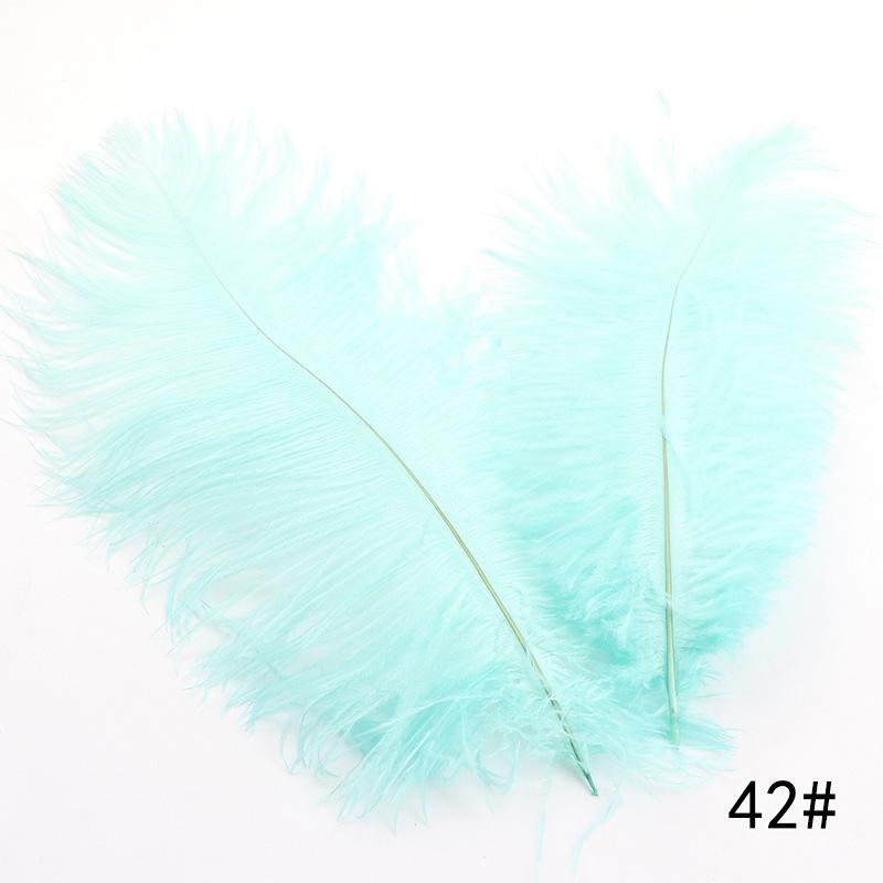 Высококачественные перья страуса 35-40 см разноцветные декоративные перья, перья для сценического оформления и цветочных композиций