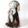 Head Scarf Women Luxury Brand Square Silk Foulard Satin Bandana Summer Soft Neckerchief Hijab Hair Scarves For Ladies