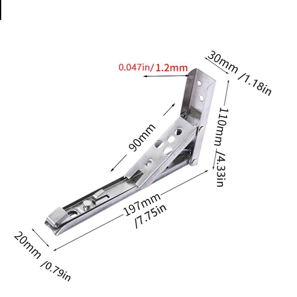 Support For Table Work Furniture Hardware Table Shelve Triangle Angle Bracket Folding Shelf Bracket