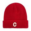 C Mens Pattern Knitted Hat Plain Solidcolor Windproof Cold Outdoor Autumn Winter