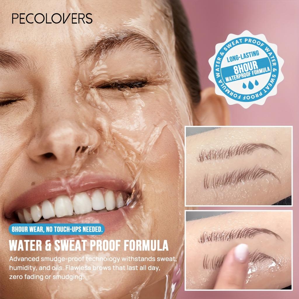 Двусторонний карандаш для бровей с многощетинными кисточками. Водостойкая и не размазывающаяся формула. Мгновенный объем. Четко очерченные брови и заполнение линии роста волос.