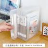 Clear Plastic Document Box Sorting Folder Holder Slim Document Case Box File Management Portable Plastic Box Office Desktop Document  Accessories