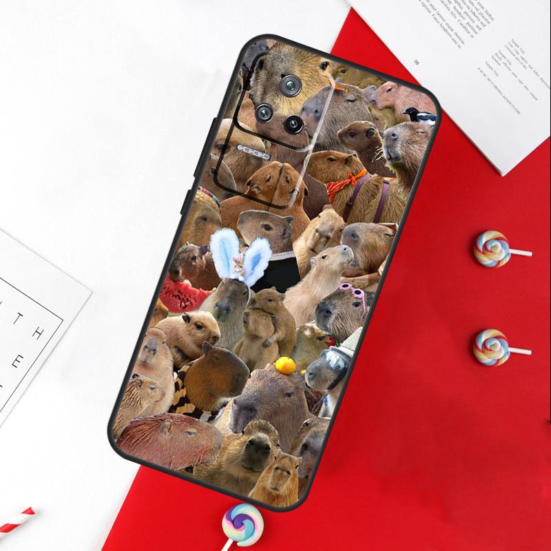 Чехол с капибарой для Xiaomi 14T 11T 12T 13T Pro 13 14 15 Ultra POCO X7 Pro X3 X5 X6 F5 F6 M6 Pro