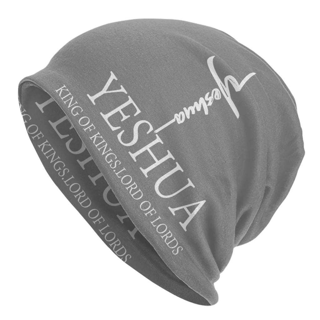 Custom Yeshua Jesus Christian Skullies Beanies Caps Unisex Winter Warm Knitting Hat Street Adult Bonnet Hats Outdoor Ski Cap