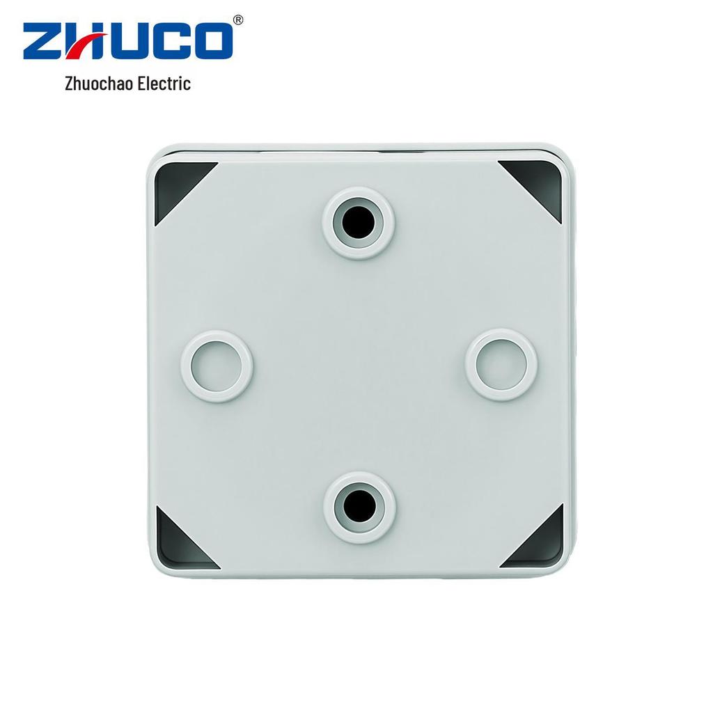 Zhuochao SZW26-20/C02.1BF Rotary Switch: Universal, Two Gears, Protective Box, ON/OFF.