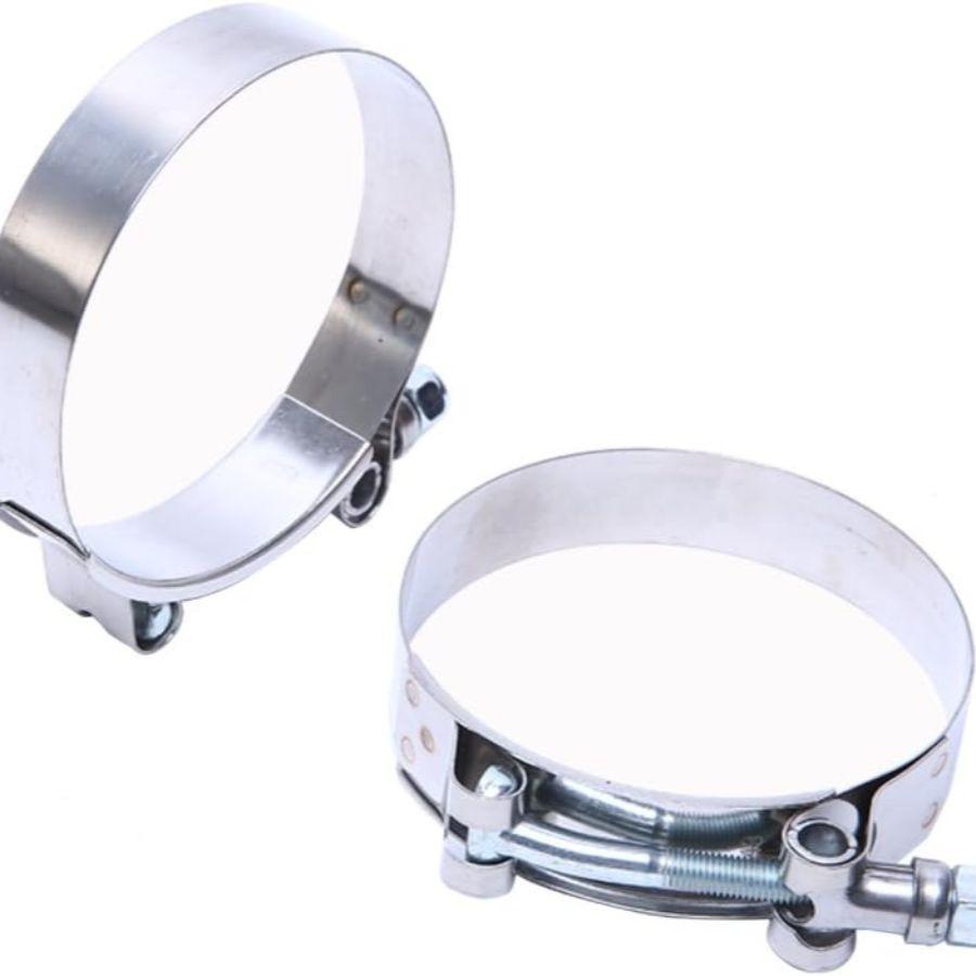 Working Range T-Bolt Stainless Steel Clamp Fit for 3.0'' ID Turbo Intercooler Ho