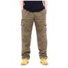 Мужские летние повседневные модные брюки-карго Мужские летние свободные однотонные брюки-карго
