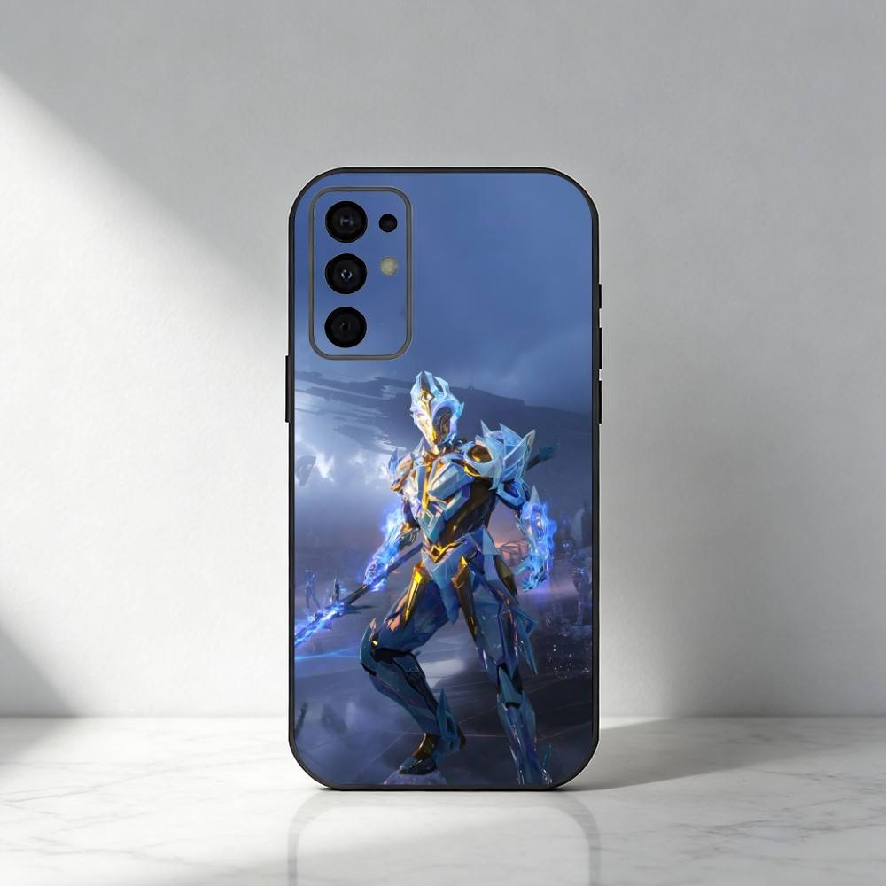 Игровой W-Warframe Чехол для телефона с HD-печатью для Samsung S25,S24,S21,S22,S23,S30,Ultra,S20,Plus,Fe,Note,5G Черный Чехол