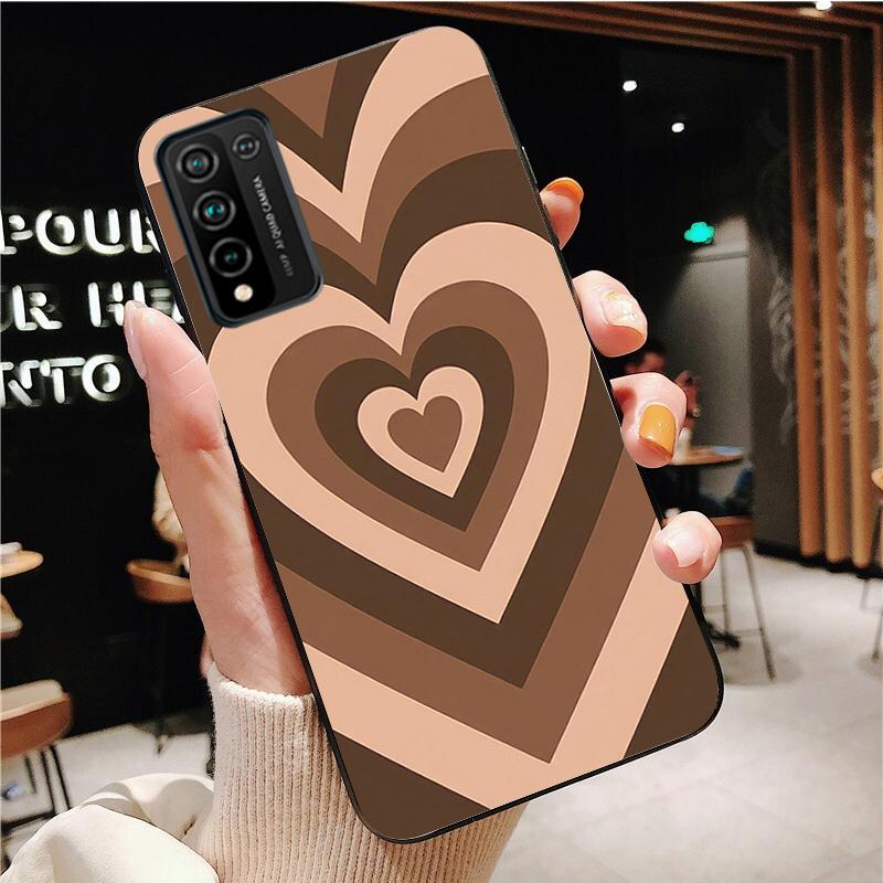 Модный чехол для телефона с латте Love Coffee Heart для Huawei Honor 50 10X Lite 20 7A 7C 8X 9X Pro 9A 8A 8S 9S 10i 20S 20lite 7X 10 lite
