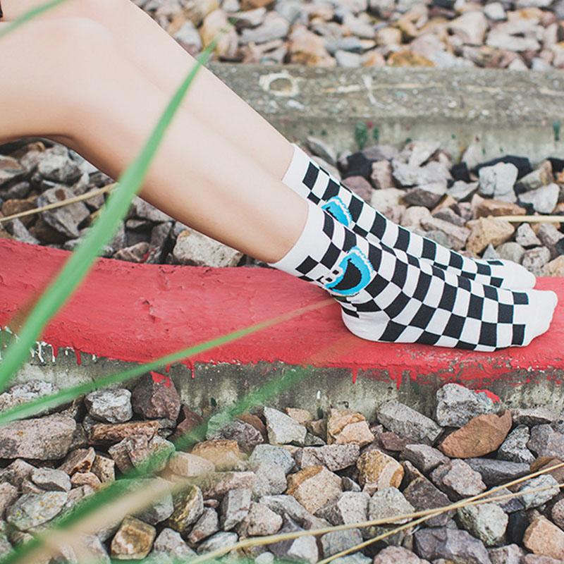 Творческий Высокое Качество Мода Harajuku Kawaii Счастливые Носки Женские Молоко Еда Живопись Клубника Животный Принт Смешные Носки Милые Носки