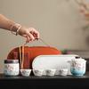 Zhuchuang Jingpin Wisteria Travel Tea Set