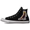 Jean-Michel Basquiat X Chuck Taylor All Star High Pez Dispenser Unisex Sneakers Black Multi White 172586C