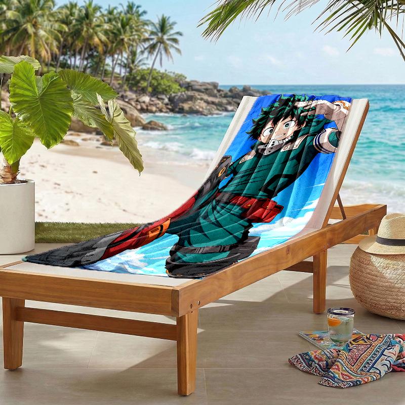Deku Fashion Beach Towel: Ideal for Summer Adventures Soft, absorbent and quick drying suitable for swimming and bathing