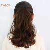TMS женский пушистый длинный вьющийся синтетический хвостик, накладной парик, наращивание, шиньон