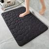 Ultra-Soft Coral Fleece Bathroom Mat,Machine Washable,Thick Coral Fleece, Low Pile, Rectangular, Suitable for Bathroom Entrance.