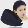 Non-Slip Wide-Brimmed Headband with Teeth for Women – Breathable, Simple Bangs Style