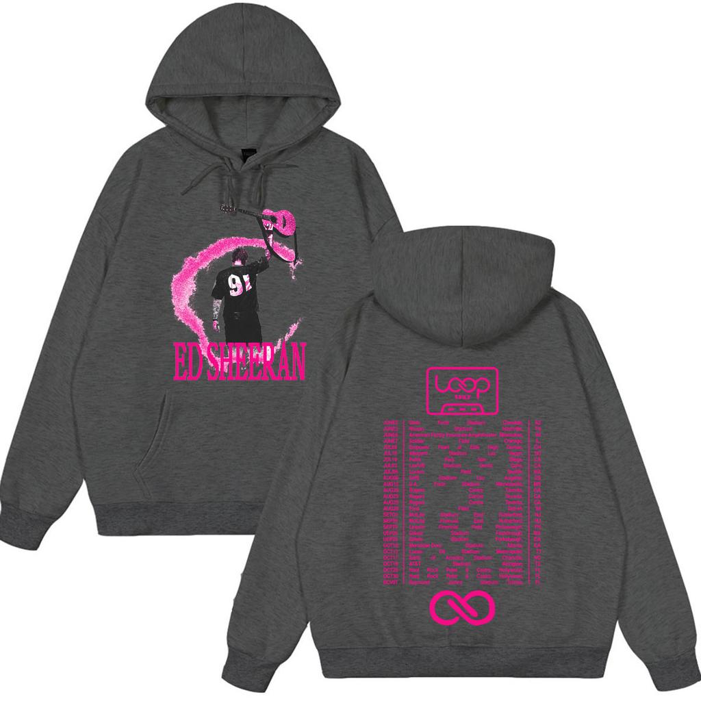 Loop Tour Vintage Print Hoodie Men Women Fashion Pullover Long-sleeved Loose Casual Sweatshirt Fan Gifts
