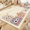 Colorful Ke'ai Fur Ball Cartoon Carpet Children's Room Baby Entertainment Play Crawling Mat Bedroom Large Area Full Carpet