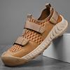 FashionBrand's New Summer Handmade Mesh Breathable Sandals Fashionable Men's Outdoor Comfortable Anti Slip Sports and Leisure Shoes