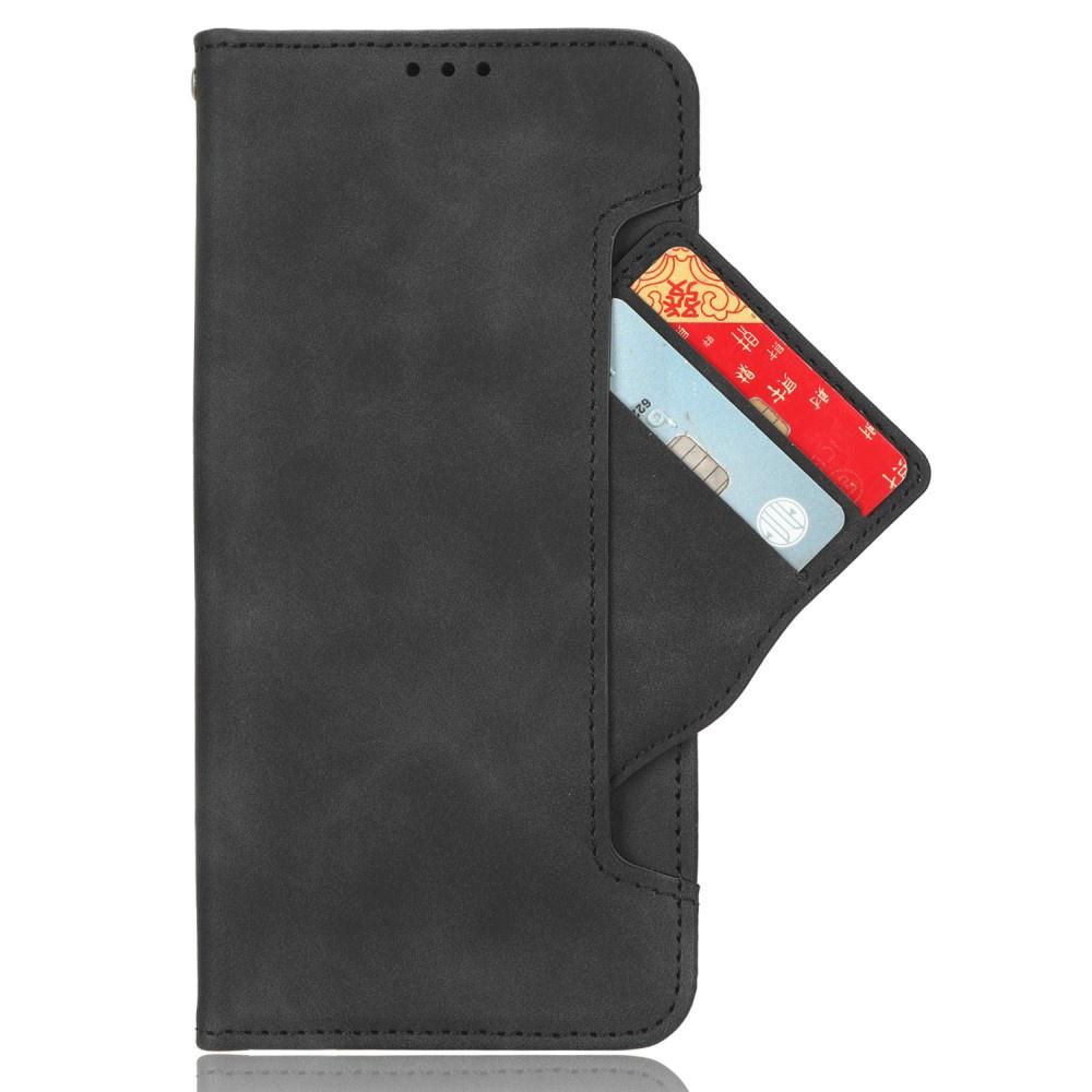 Flip Case for Infinix Note 40 Pro, Card Slot, Black