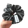 Sea Salt Stripe Scrunchie: Versatile Daily Hair Tie for College Style