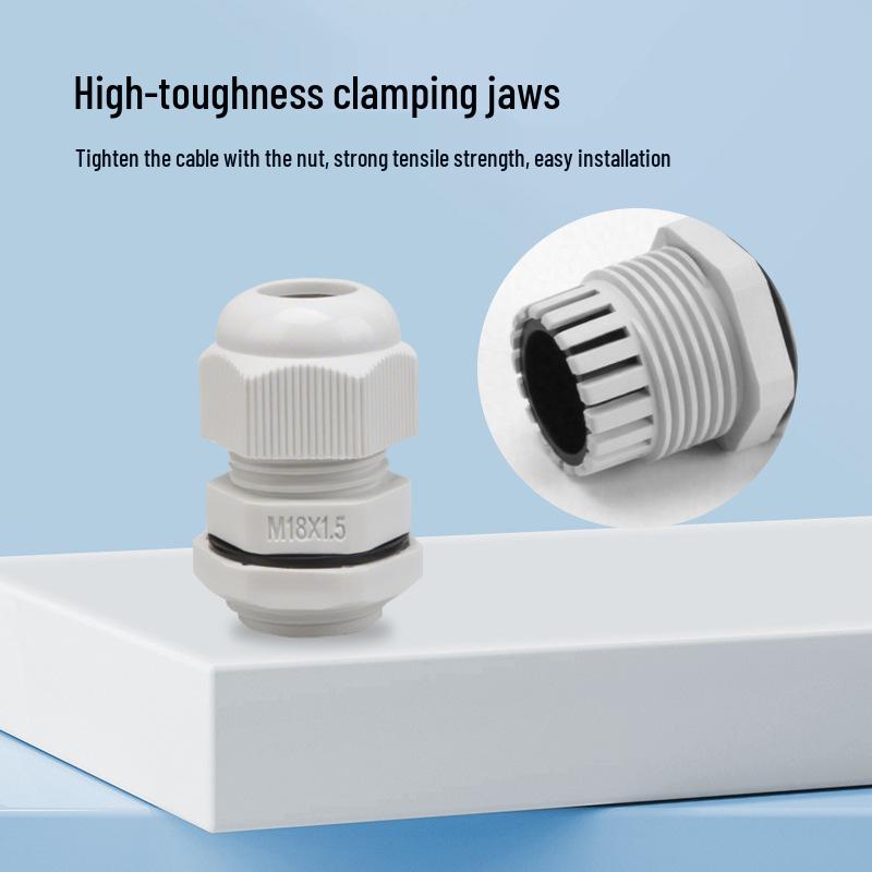 Eco-friendly PA Nylon Flame Retardant Waterproof Cable Gland with G Type NPT Seal