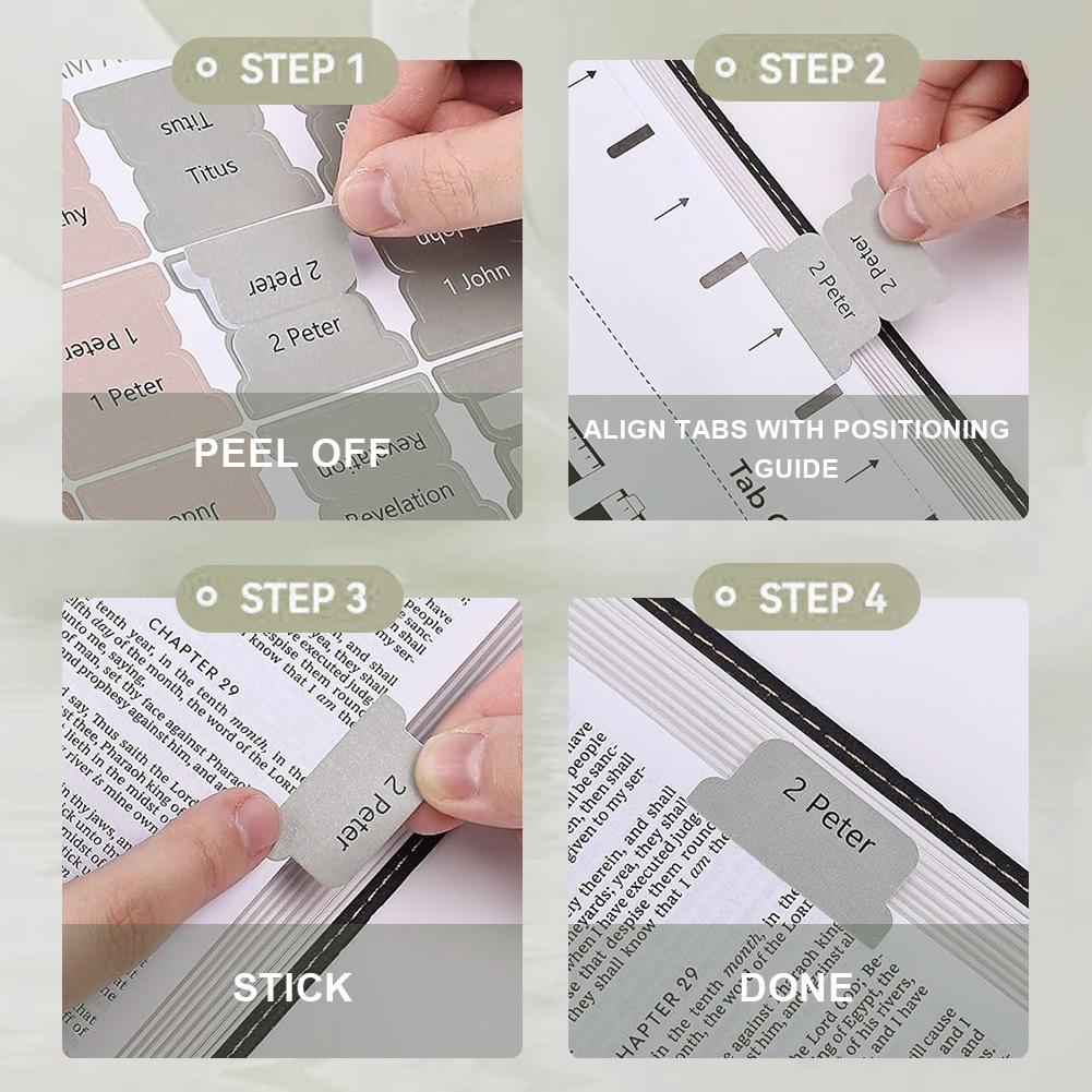 5 листов Библии, индексная этикетка, наклейка, самоклеящиеся бумажные вкладки, инструмент для изучения (Моранди)